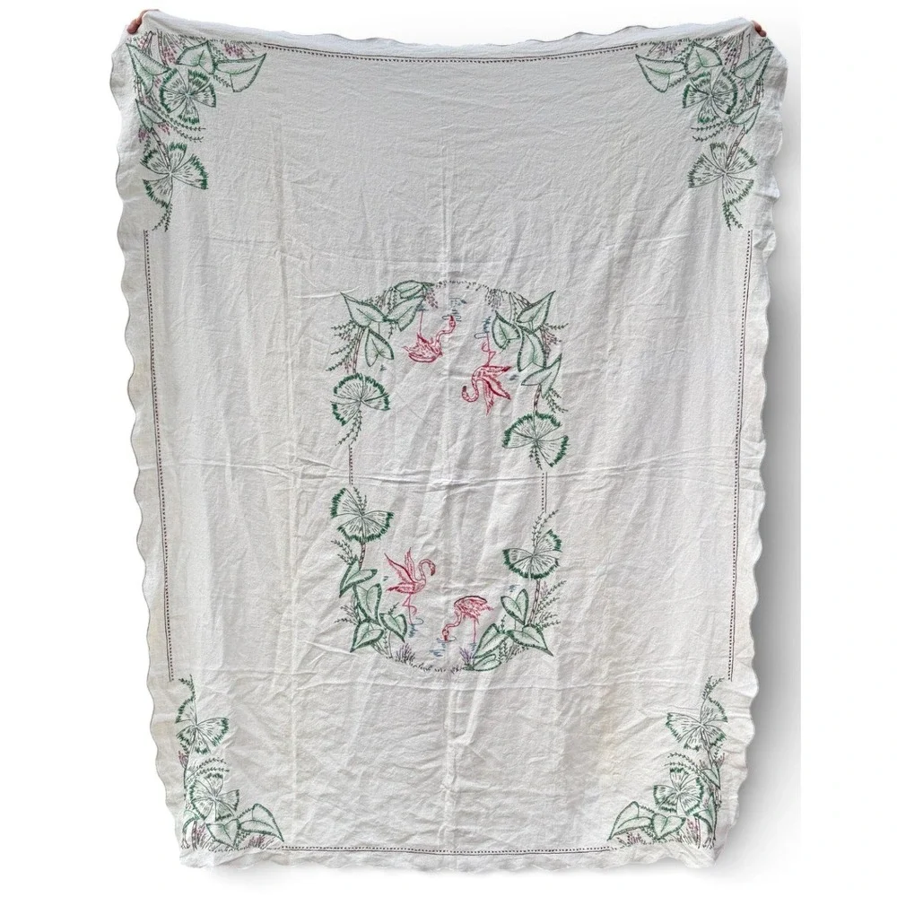 Handmade vintage embroidered